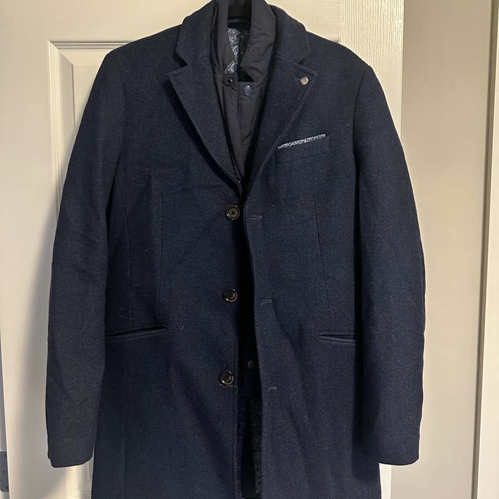RW&CO. Dark Blue Trench Coat